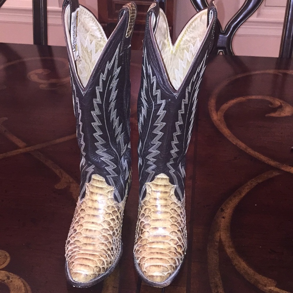 Montana Rattlesnake Skin Boots 